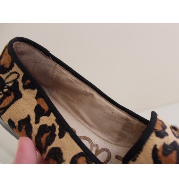 ❗️SOLD Sam Edelman Calf Hair Cheetah Loafers MSRP $118! - Picture 2 of 4